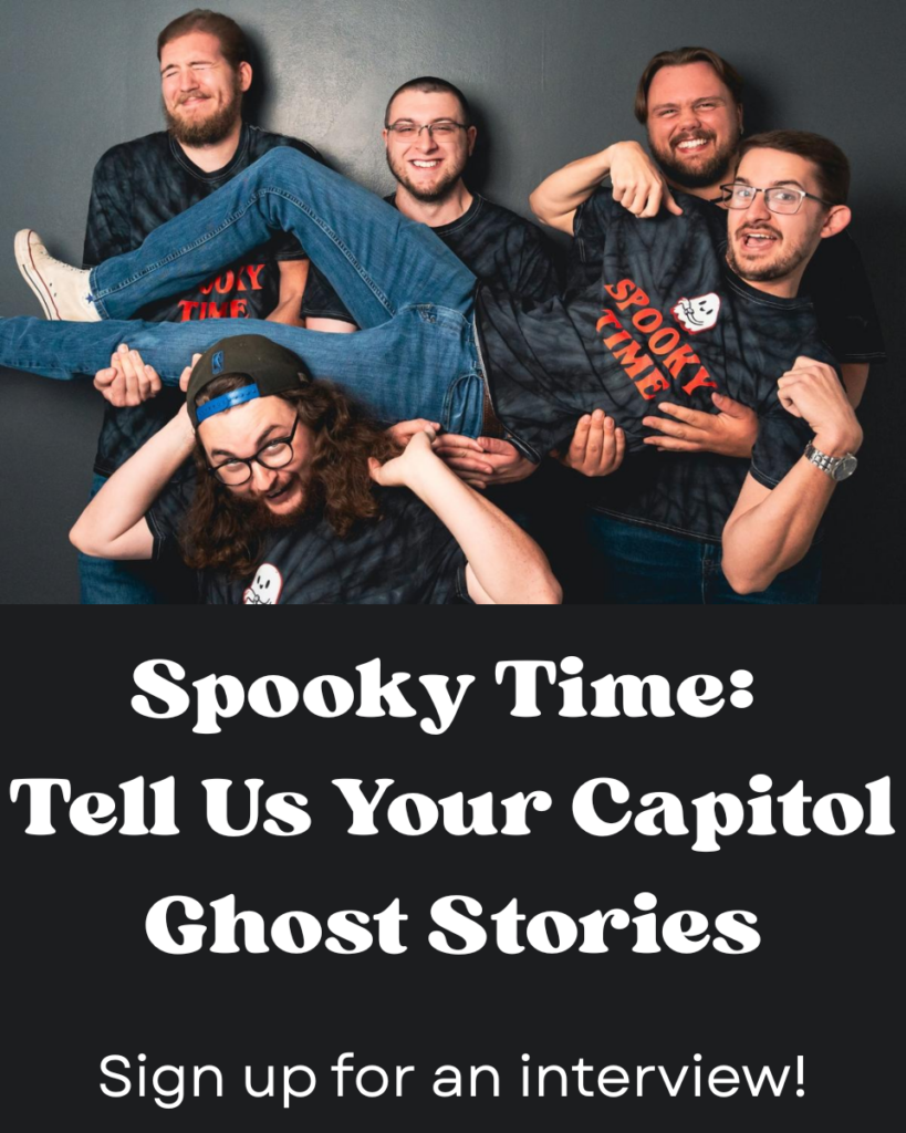 Photo of the Spooky Time Crew of 5 men